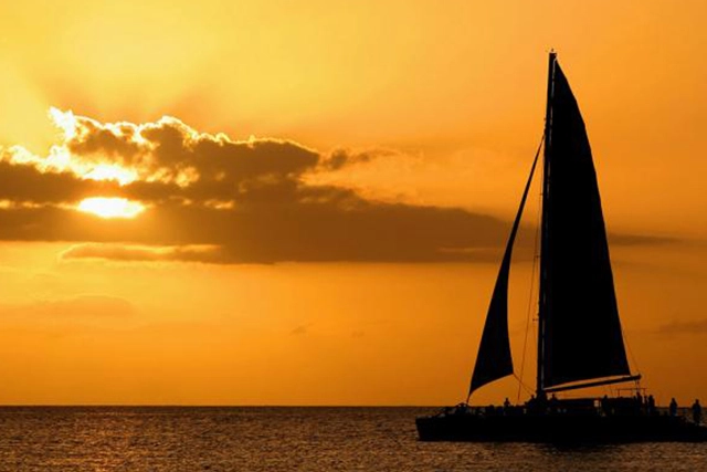sunset cruise in Antigua